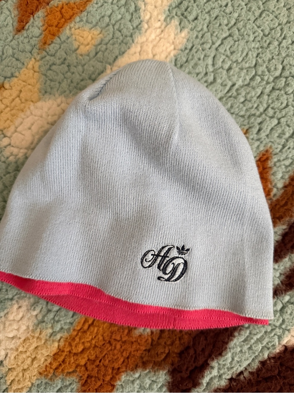 Vintage Adidas Reversible Beanie, Y2K